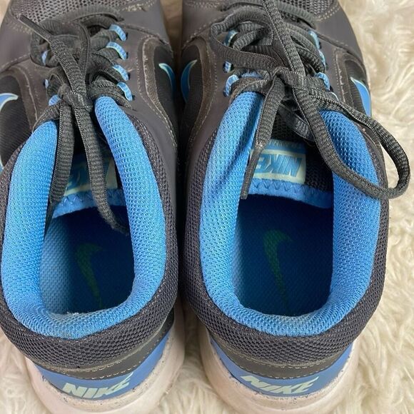 Nike Women Flex Trainer 4 643083 005 Cross Running Shoe Sneaker Gray Blue Size 8 - Picture 6 of 10